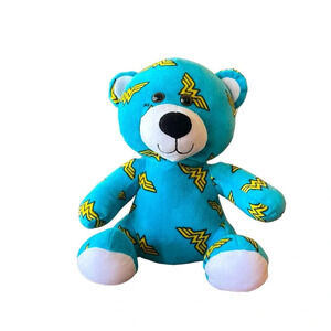 Wonder Woman 13” plush bear Six Flags merchandise D.C. Comics